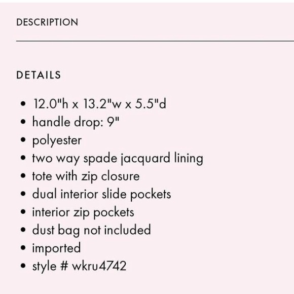 🆕Kate Spade 2-piece Wilson Road Quilted bundle - Picture 10 of 14